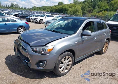 2014 Mitsubishi Outlander Sport Se from USA, damaged, VIN 4A4AR4AUXEE002392